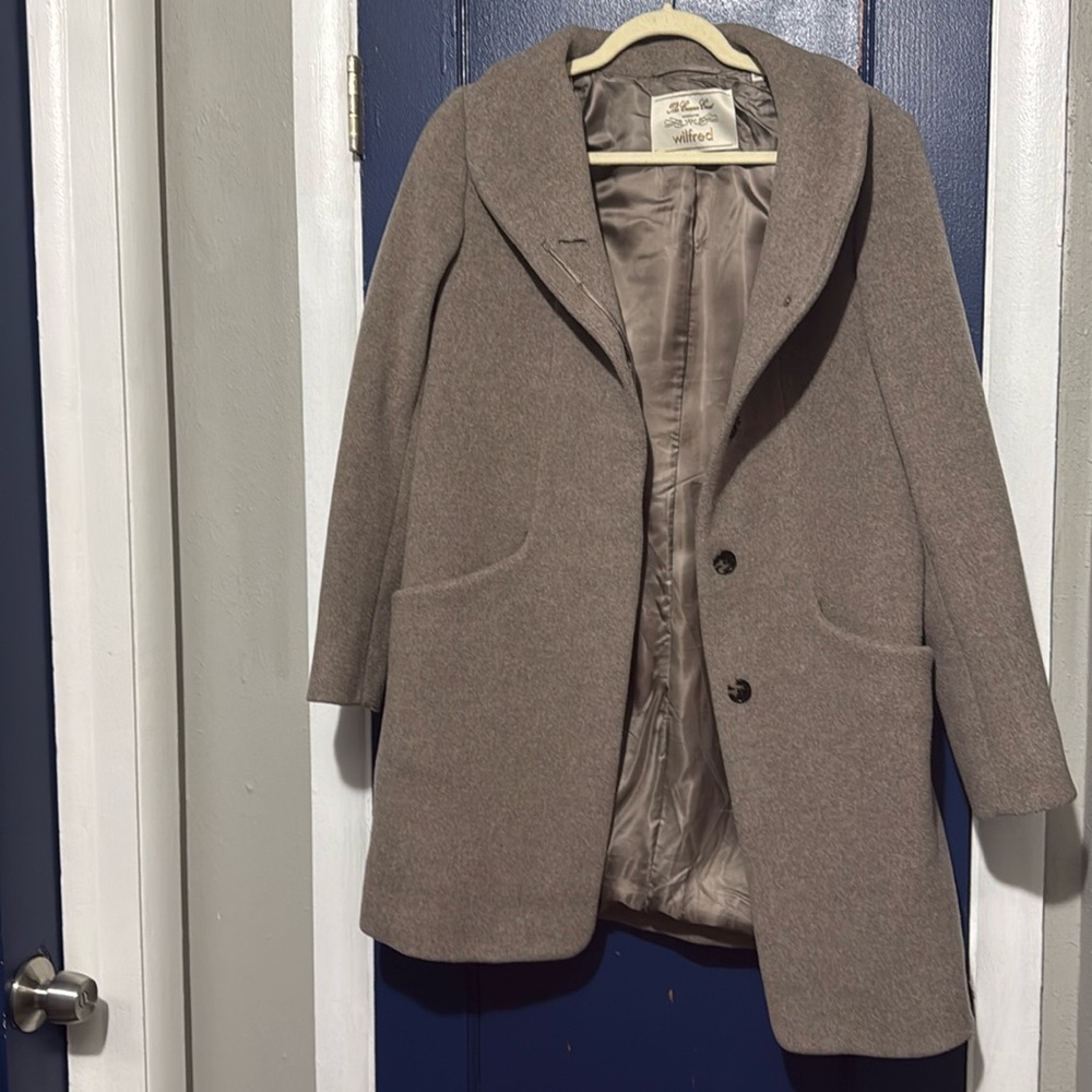 aritzia the cocoon coat wilfred